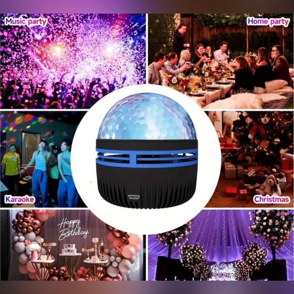 LED Starry Projection Light - 7 Color Patterns with Remote Control & USB - Picture 5 of 8